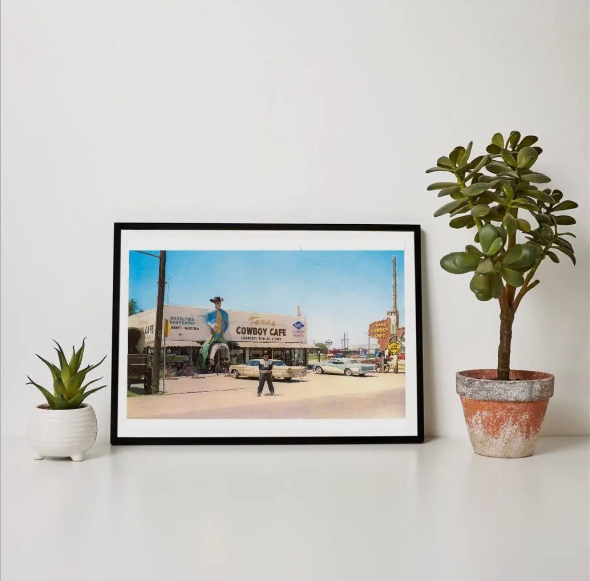 “Cowboy Cafe” print