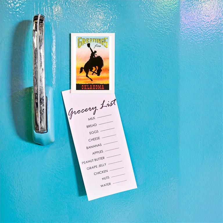“Greetings from Oklahoma” Magnet