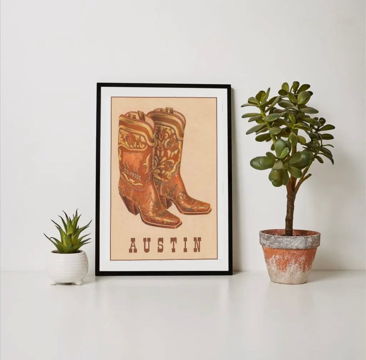 “Austin” print