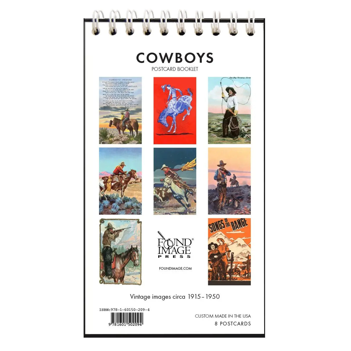 "Cowboys" Postcard Booklet