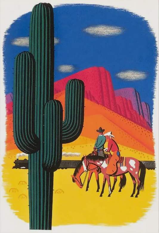 “Cactus Cowboys” print