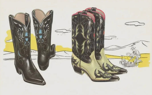 “Fancy Boots” print