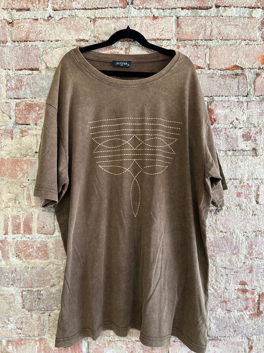 Boot Stitch, Longhorn tee