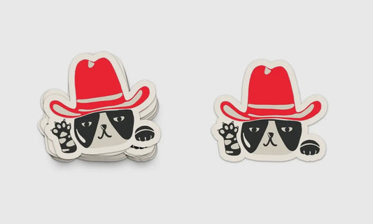 Western Cat sticker