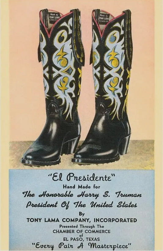 “Harry S. Truman Boots” print