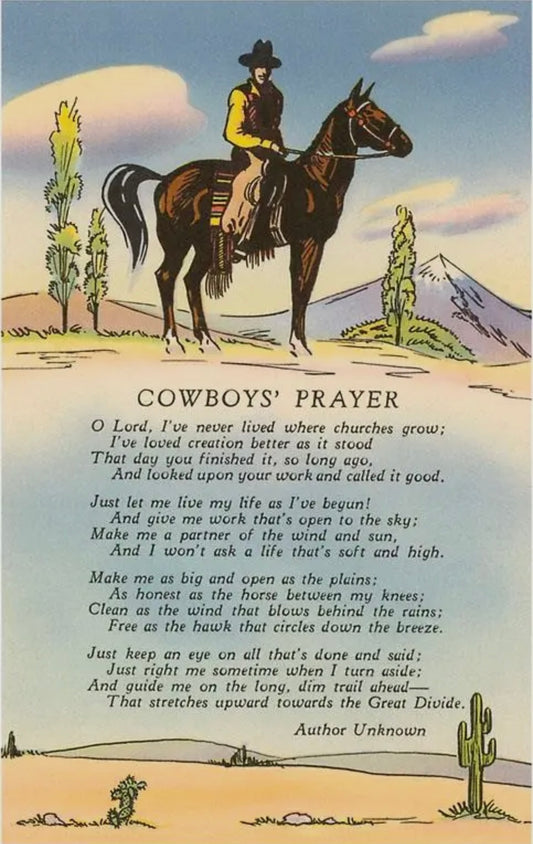 “Cowboy’s Prayer” print