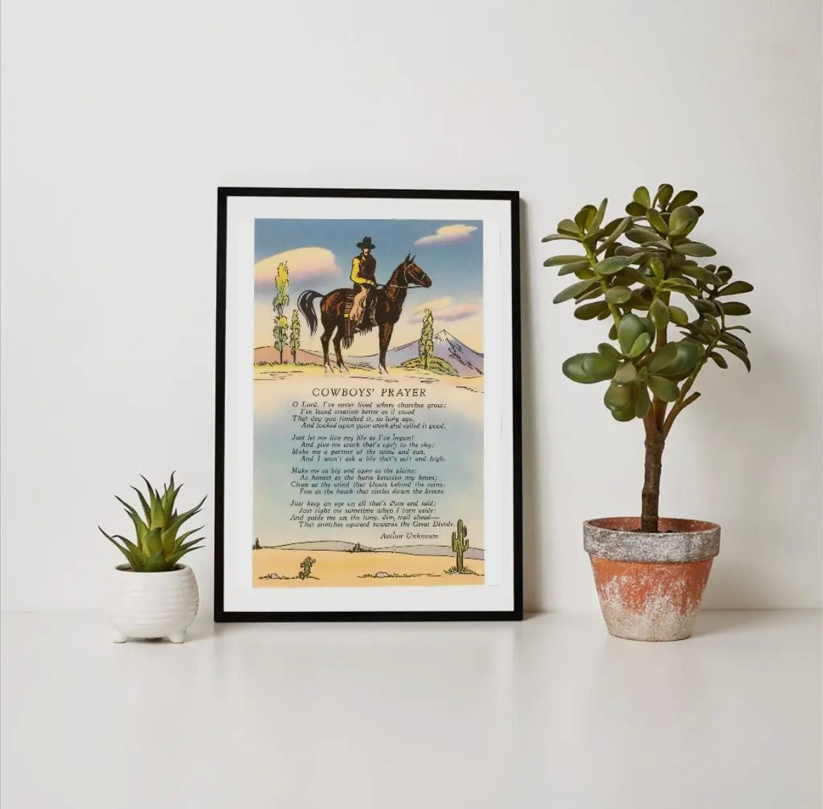 “Cowboy’s Prayer” print