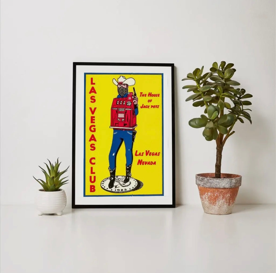 “Cowboy Slots” print