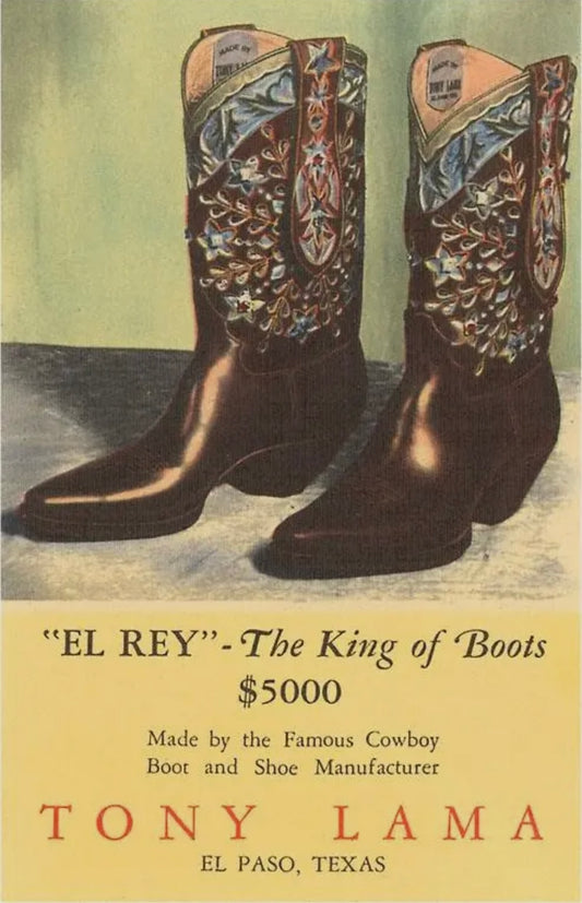 “The King of Boots” print