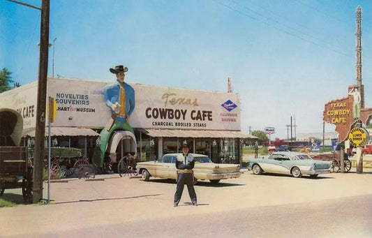 “Cowboy Cafe” print